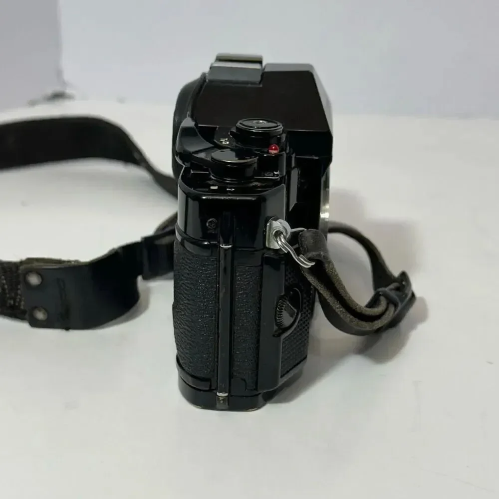 Vintage Canon A-1 Black 35 mm SLR with Strap/ Body Only